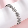 Brass Cuff Bangles for Women BJEW-F514-02P-2