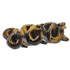 Natural Tiger Eye Snake Display Decorations PW-WG90085-01-1