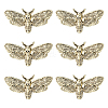6Pcs Gothic Alloy Lapel Pins for Backpack Clothes JEWB-FH0002-83AG-1