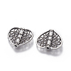 Tibetan Style Alloy Beads TIBE-F025-27AS-2