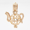 Brass Locket Pendants KK-Q748-015KC-1