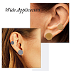20Pcs 10 Styles 304 Stainless Steel Cuff Earrings EJEW-HS0001-35-6