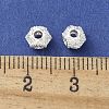 Brass Micro Pave Cubic Zirconia Beads KK-A236-19S-03-2