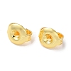 Rack Plating Brass Ear Nuts KK-F090-09G-1
