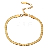 304 Stainless Steel Snake Chains Bracelets for Women BJEW-P395-02G-05-4