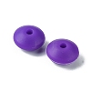 Rondelle Food Grade Eco-Friendly Silicone Focal Beads SIL-F003-07C-4