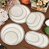 12Pcs 6 Styles Wood Basket Bottom DIY-NB0014-09-4