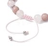 Gemstone Braided Bead Bracelets for Women Girl BJEW-JB11141-03-4