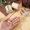 3 Rolls 3 Colors Nylon Satin Rattail Cords NWIR-TA0001-45C-5