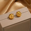 304 Stainless Steel Stud Earrings WG8DFB4-02-1