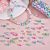 1500Pcs 6 Colors ABS Imitation Pearl Beads KY-HY0001-31-4