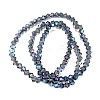 Transparent Electroplate Glass Beads Strands EGLA-A039-T3mm-UA07-2