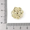 Brass Micro Pave Clear Cubic Zirconia European Dangle Charms Bails KK-K297-57G-3