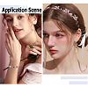 48Pcs 12 Colors Faceted Glass Flat Round Connector Charms FIND-SC0023-35-5
