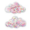 Quicksand Sequin Plastic Cabochons X-OHAR-CJC0002-04A-2