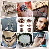 300Pcs 6 Styles Tibetan Style Alloy Spacer Beads FIND-PH0020-41R-6