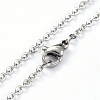 Non-Tarnish 304 Stainless Steel Pendant Necklaces NJEW-E147-08P-3