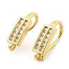 Brass with Cubic Zirconia Earring Hooks X1-KK-Q782-04G-1