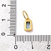 925 Sterling Silver Cubic Zirconia Charms STER-NH0014-01G-03-3