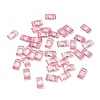 Transparent Acrylic Carrier Beads PL873Y-10-7