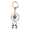 Alloy Enamel Keychain Pendant KEYC-JKC00745-4