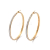 304 Stainless Steel Hoop Earrings EJEW-N0031-11G-01F-1