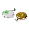 Natural Mixed Gemstone Pendants G-Z097-02P-A-2