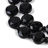 Natural Black Onyx(Dyed & Heated) Beads Strands G-C116-A73-01-3