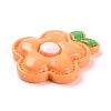 Animal Theme Opaque Resin Cabochons LS-RESI-E046-01K-3