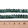 Electroplate Transparent Glass Beads Strands X-EGLA-N022-04A-D10-4
