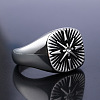 316 Stainless Steel with Cubic Zirconia Finger Rings for Men FS-WGEFB28-04-2