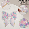Polyester & Resin Thread Sew On Patches PATC-WH20007-08-6