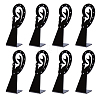 Ear Shape Opaque Acrylic Earring Display Stands EDIS-WH0022-05A-1