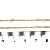 2mm Rack Plating Brass Curb Chain Necklaces for Women Men MAK-L044-24G-5