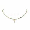 Summer Beach 304 Stainless Steel Pendant Necklaces for Women NJEW-JN05241-02-2
