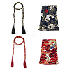 2 Sets 2 Colors  Rectangle with Fish Pattern Polyester Car Shift Boot Cover AJEW-FH0004-95-1
