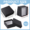 Paper Cardboard Wallet Storage Boxes CON-WH0107-66B-2