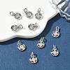 SHEGRACE Brass Micro Pave Cubic Zirconia Pendants XGR-Q3D131-504P-4