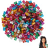 300Pcs Aluminum Dreadlocks Beads Hair Decoration ALUM-PA0001-03-1