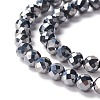 Terahertz Stone Beads Strands  G-A021-10-4