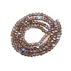 Electroplate Glass Beads Strands EGLA-A044-T2mm-L16-3