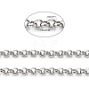 304 Stainless Steel Rolo Chains STAS-O076-02-7