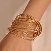Iron Multi-Strand Wrap Bangles for Women WG7CF2C-01-1