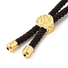 Twisted Nylon Cord Silder Bracelets DIY-B066-03G-08-2