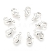 Silver Color Plated Brass Lobster Claw Clasps X-KK-902-S-NF-1