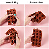 5 Pcs 5 Style 15-Cavity Silicone Flower Shaped Fondant Molds DIY-BG0001-05-4