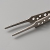 Stainless Steel Round Tip Tweezers TOOL-WH0125-48-2