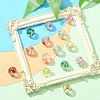 14Pcs 7 Styles Handmade Lampwork Beads LAMP-CJ0001-75-5