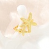 Ocean Brass Cuff Open Rings KK-CBA5A76-04G-02-2