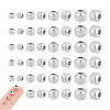 Unicraftale 120Pcs 4 Style 303 Stainless Steel Beads STAS-UN0055-37-1